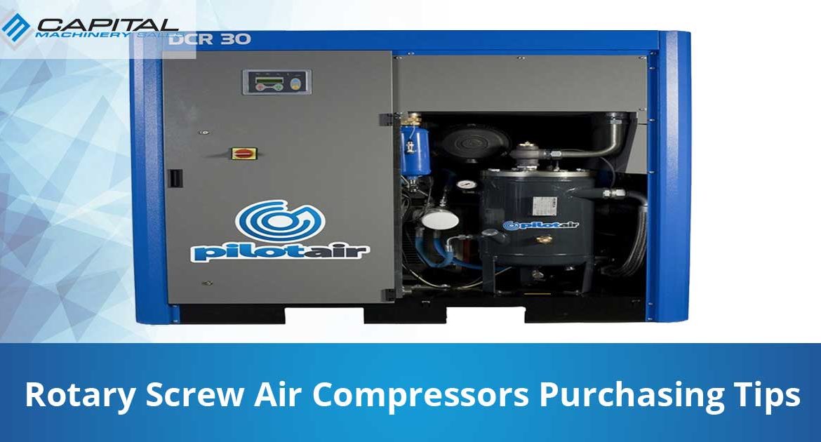 Rotary Screw Air Compressors Purchasing Tips Capital Machinery Sales Blog Thumbnail