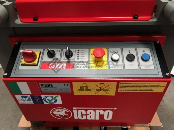 ICARO CP38/45 Combined Rebar Cutter And Bender With 5 Bend Angle Controller