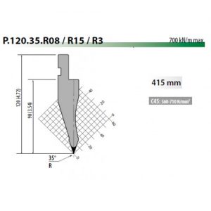 P120-35-R08 Rolleri Top Tool 35 Degree