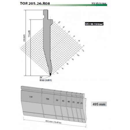 TOP205-26-R08 Rolleri Top Tool 26 Degree