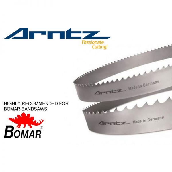 Arntz Bandsaw Blade for Bomar Model INDIVIDUAL 520.360 DGANC – Length 4780mm x Width 34mm x 1.1mm x TPI