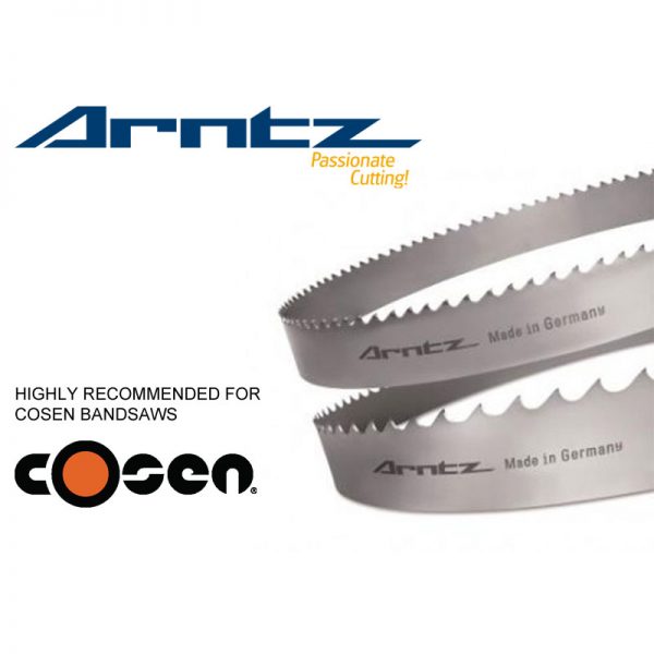 Arntz Bandsaw Blade for Cosen Model SH8580D – Length 8300mm x Width 67mm x 1.6mm x TPI