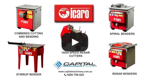 Icaro Rebar Machine Demo Cut Bend Spiral Stir Up Bend And Combined