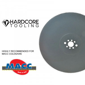 Macc Cold Saw HSS Blades for Model Cold Saw NEW315DV-3 – 315mm Diameter x 2.5mm Thickness x 40mm Bore