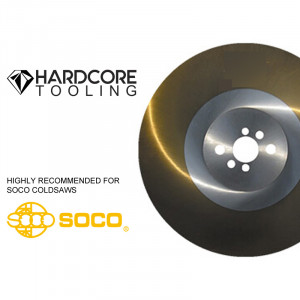 Soco Premium Cold Saw Blade Long Lasting Cobalt Alloy With TICN Coating for Model Cold Saw MC-370AC  – 370mm Diameter x 3mm Thickness