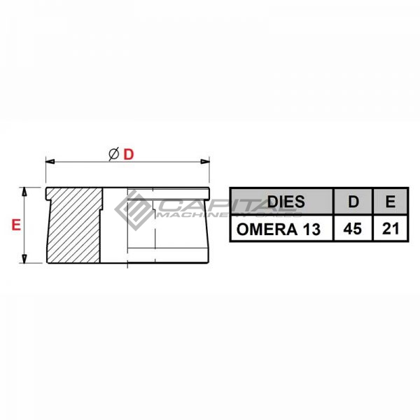 Omera 13 Round Die