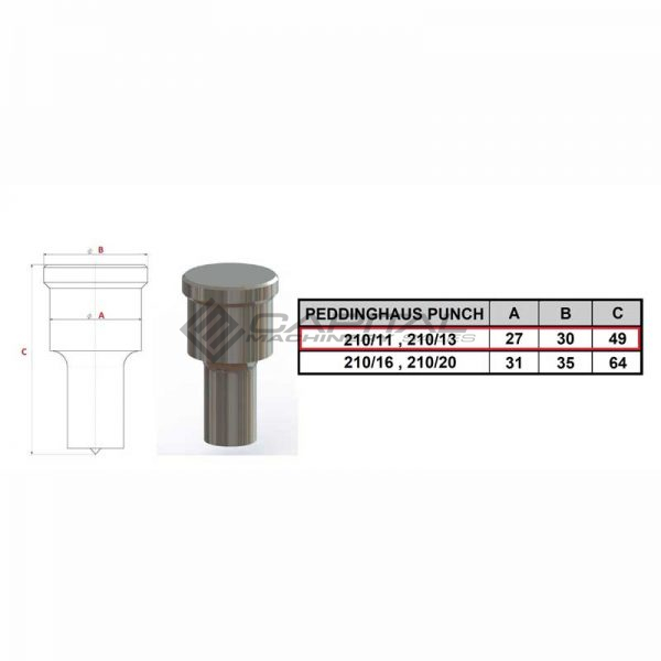 Peddinghaus 210/11, 210/13 Round Punch