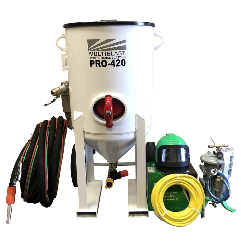 MultiBlast PRO420 – 185 Litre – Blasting Pot Machine Full Package