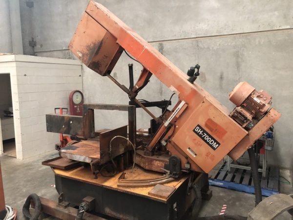 Used COSEN SH-700DM Semi Automatic Double Mitre Bandsaw