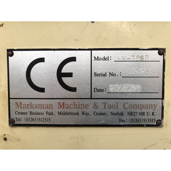 USED Marksman MK75-SP Punch And Shear Machine