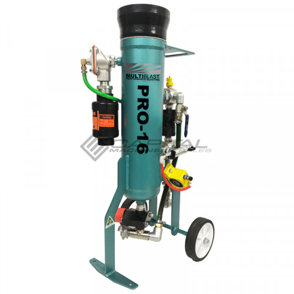 MultiBlast PRO16S – 7 Litre – Multi-Media Soda Blasting Pot Package