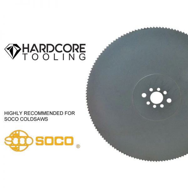 Soco Cold Saw HSS Blades for Model Cold Saw MC-370AC  – 370mm Diameter x 3mm Thickness