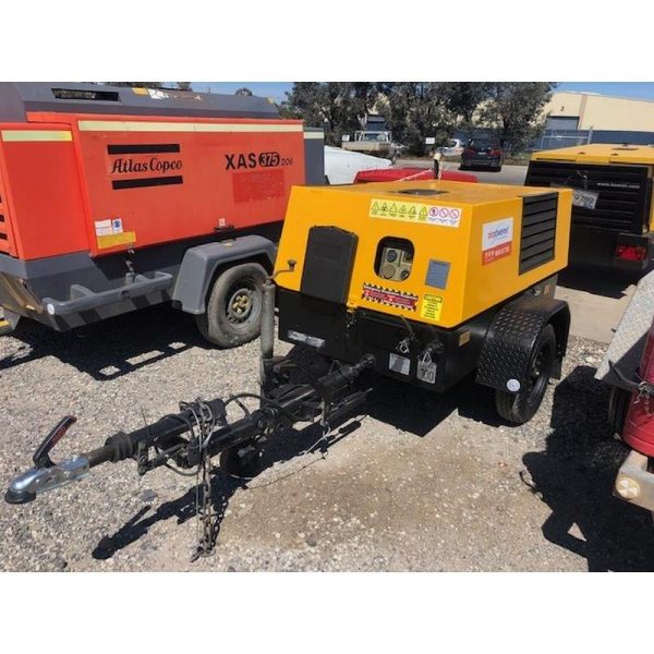 Used Kaeser M38, 130CFM Diesel Compressor with Built-in after Cooler