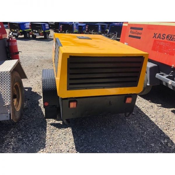 Used Kaeser M38, 130CFM Diesel Compressor with Built-in after Cooler