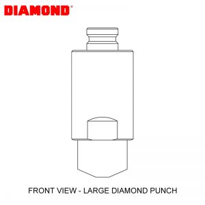 Diamond EP19V Oblong / Elongated Punch