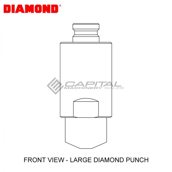 Diamond EP19V Oblong / Elongated Punch