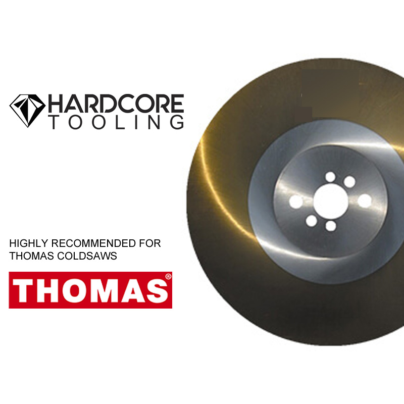 Thomas Premium Premium Cold Saw Blade Long Lasting Cobalt Alloy With TICN Coating for Model Supercut 315 – 315mm Diameter