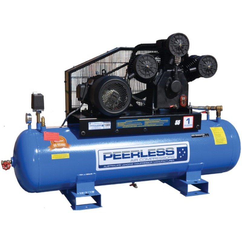 Peerless PHP52D High Pressure Belt Driven Diesel Compressor (Twin Tank) – 37CFM / 1050LPM