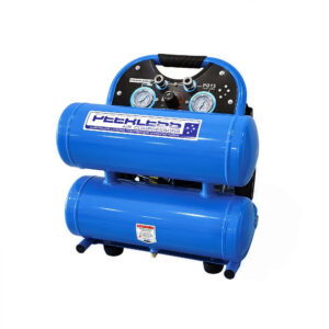 Peerless PO13 Oilless Series Single Phase Air Compressor – Direct Drive Twin Tank – 1.5kW / 2.0HP 10 bar – 12CFM/175LPM – Tank Mount
