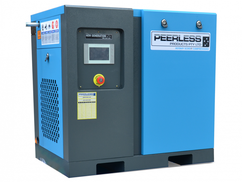 Peerless HQD10VSHP HQ-Air 10HP Variable Speed Rotary Screw Compressor – 8 Bar – 35CFM / 1000LPM