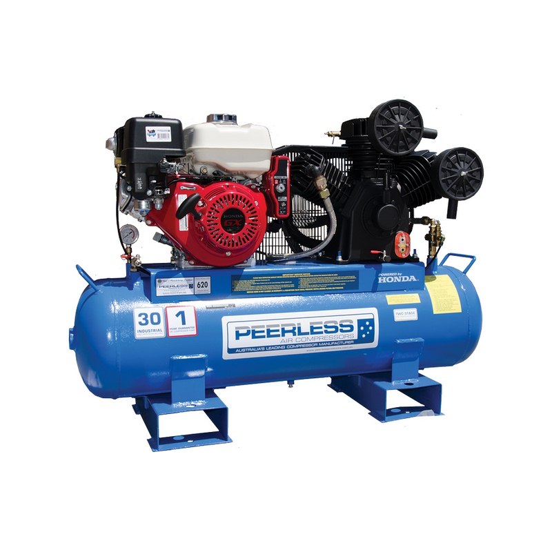 Peerless PHP30 High Pressure Petrol Air Compressor – 22CFM / 620LPM