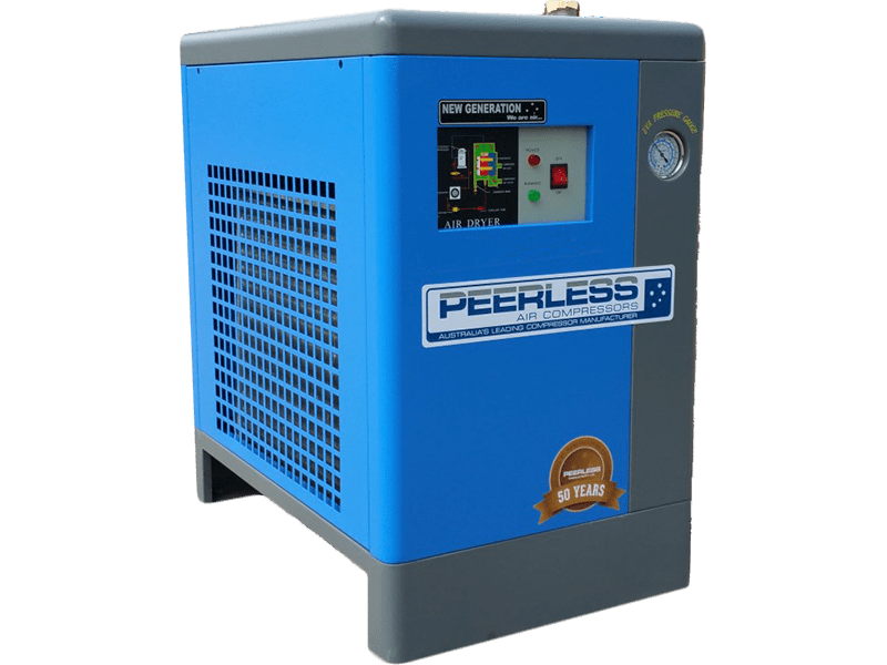 Peerless HQ7.5D HQ-Air 7.5 Refrigeration Air Dryer Rotary Screw Compressor – 35CFM / 1000LPM