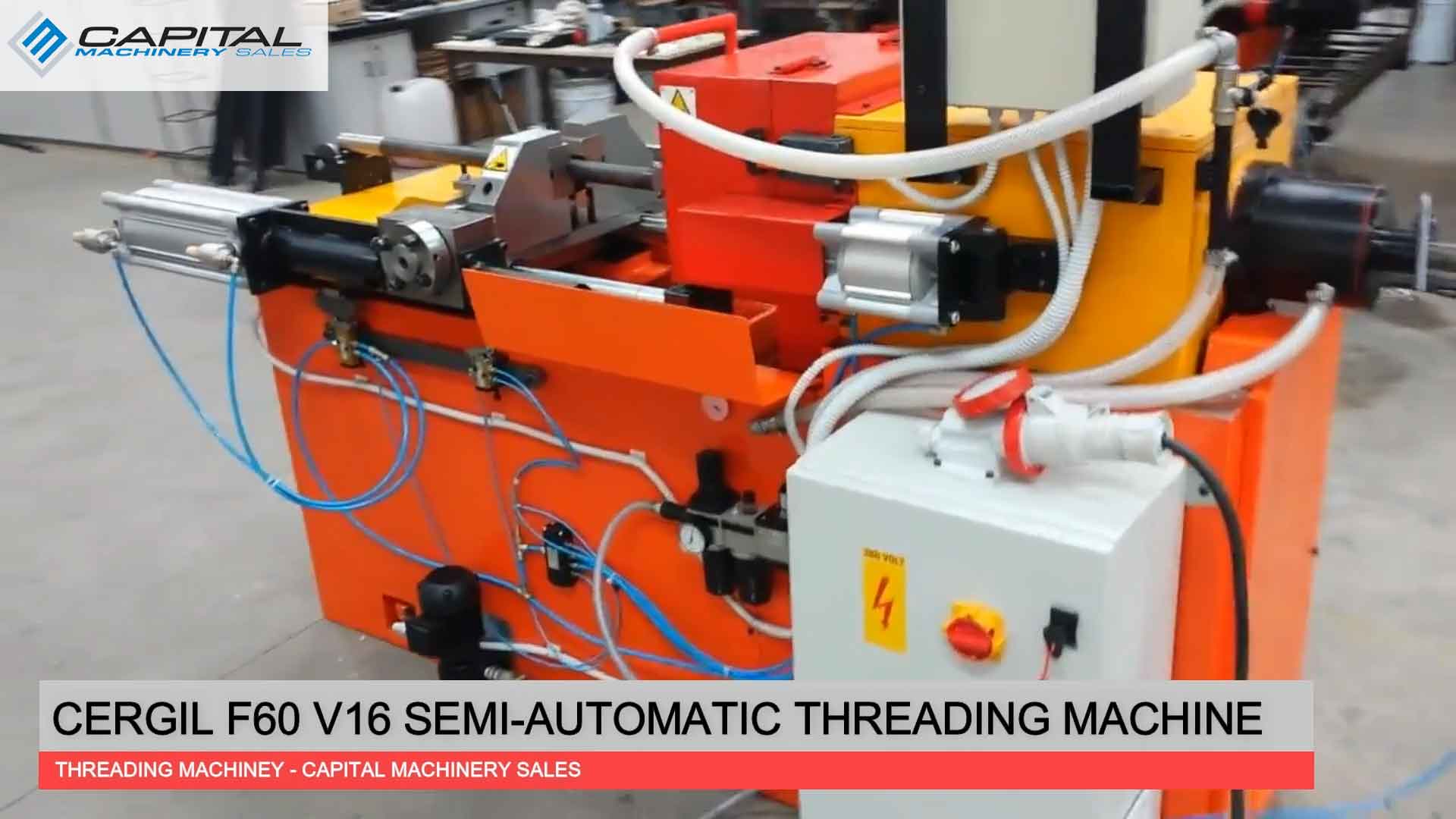 Cergil F60 V16 Semi Automatic Threading Machine
