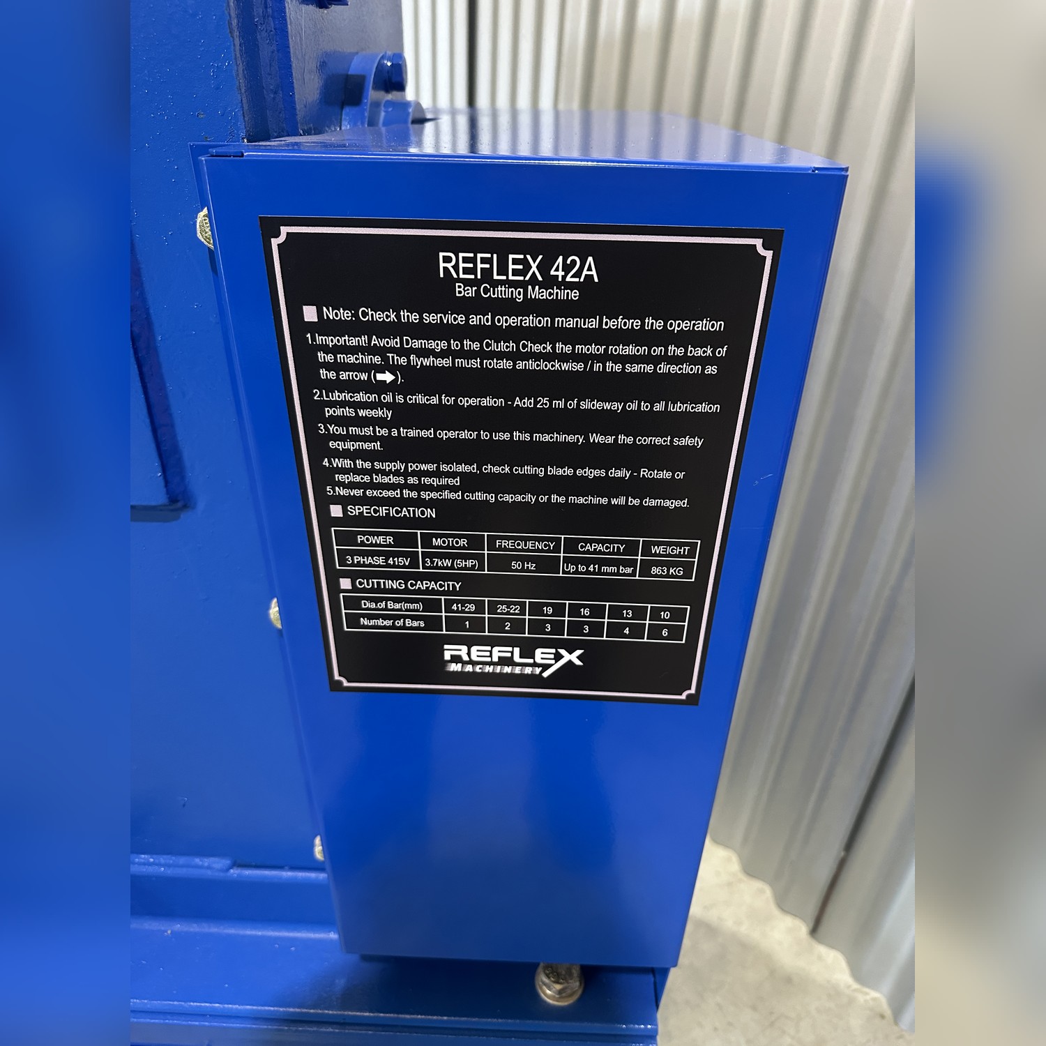Reflex RHD42A Reinforcing Steel Bar Cutter Reflex RHD42A Reinforcing Steel Bar Cutter