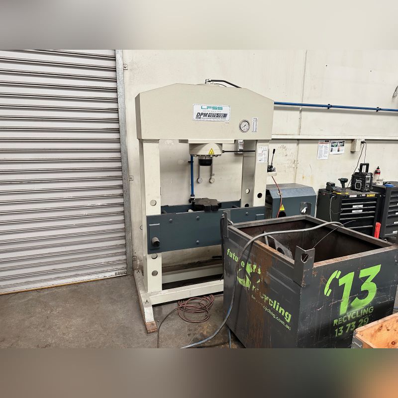 ▷ Buy Used DPM-1070 - Industrial Motorised Hydraulic Press - 100 Tonne for  Sale Online - Capital Machinery Sales - Capital Machinery Sales