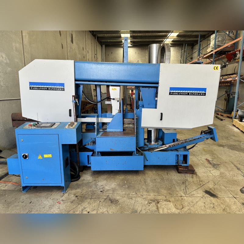 Used Parkanson PK600HFA (NC) Hitch Feed Twin Column Automatic Pack Cutting Bandsaw