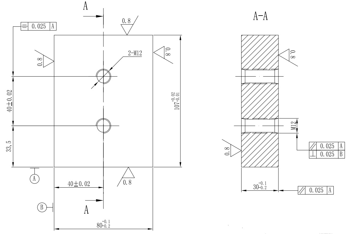 Icaro C62 Cutter Blade Dimension