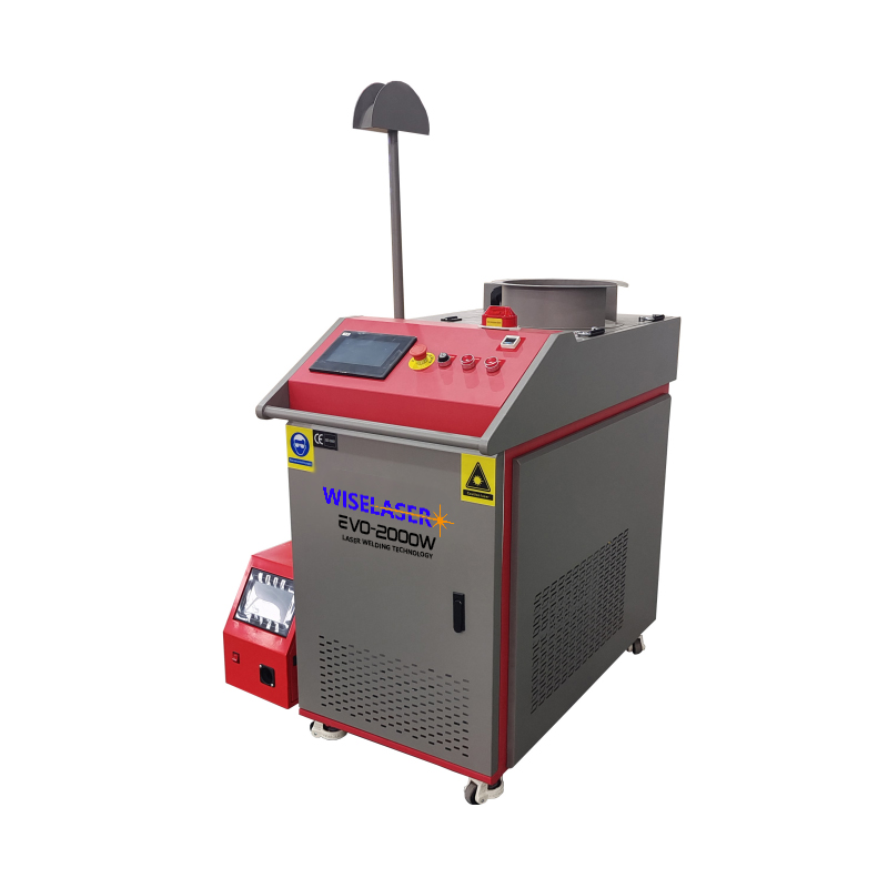 WiseLaser EVO-2000W 4 in 1 Handheld Fiber Laser Welding, Cutting, Cleaning and Seam Cleaning Machine – Water Cooled