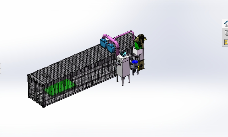 MultiBlast PROBRS12000 Blasting Room Container Blast System