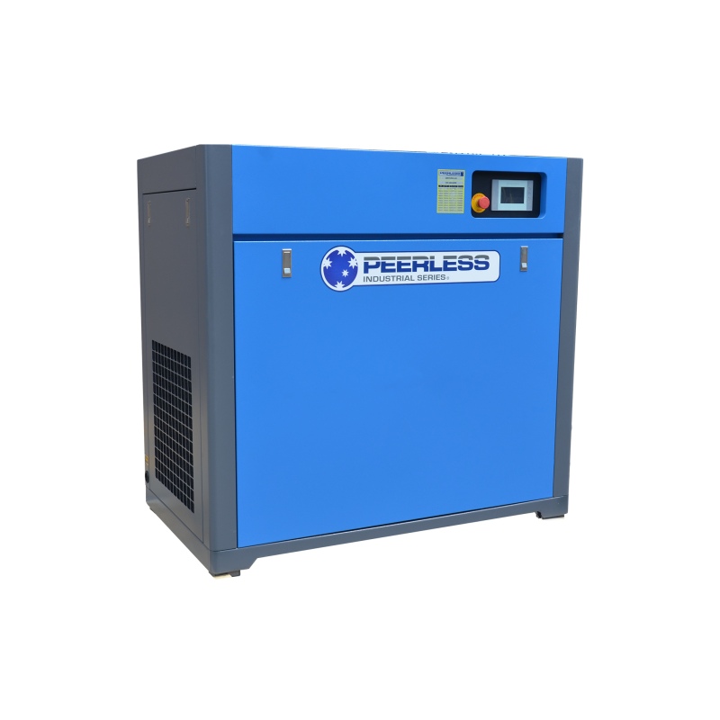 Peerless HQD40 Rotary Screw Air Compressor with Variable Speed Direct Drive 40HP Basemount Only 12 Bar – 180 CFM / 5094 LPM