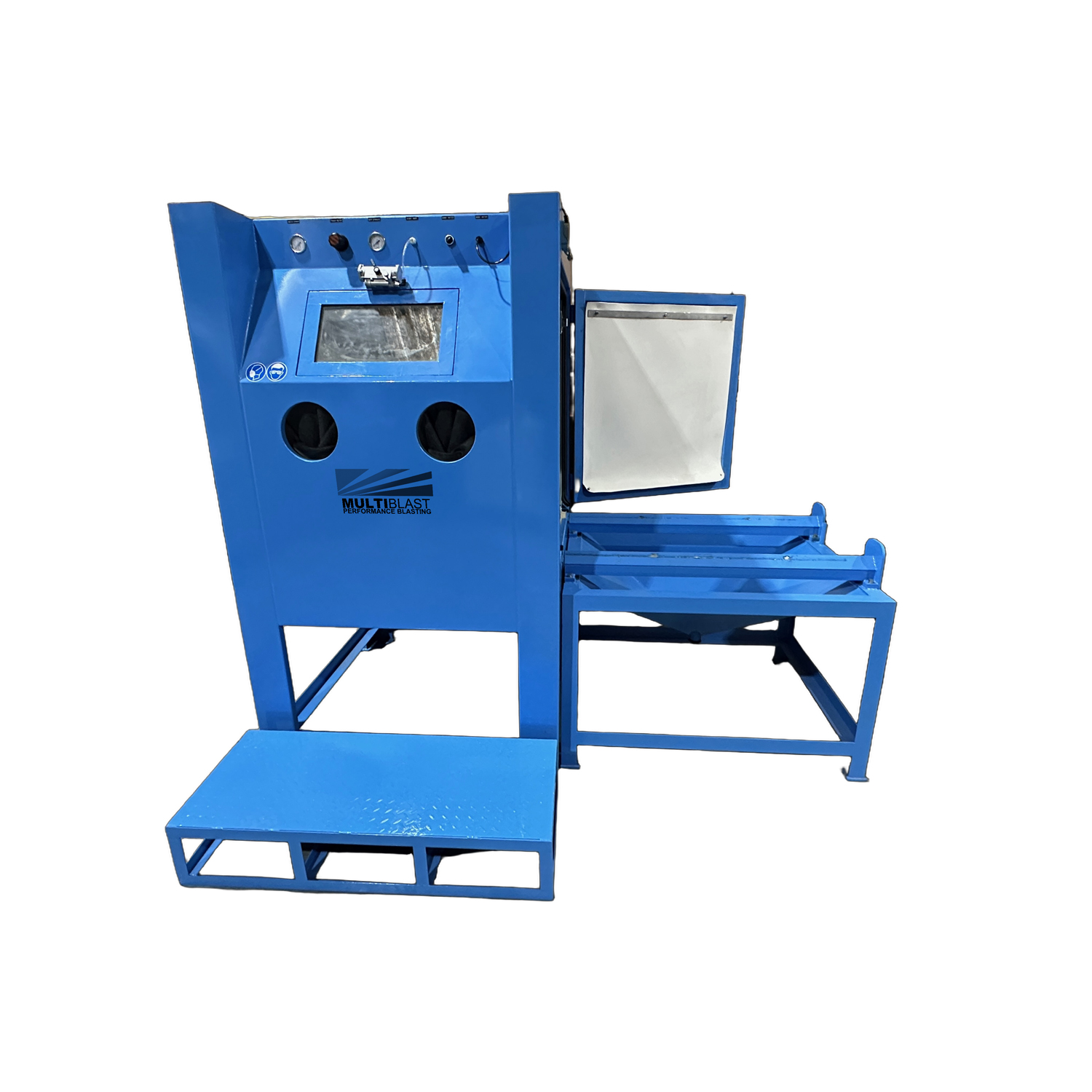 MultiBlast PRO1200W Wet Blasting Cabinet with Loading Station and Rotary Table MultiBlast PRO1200W Wet Blasting Cabinet with Loading Station and Rotary Table