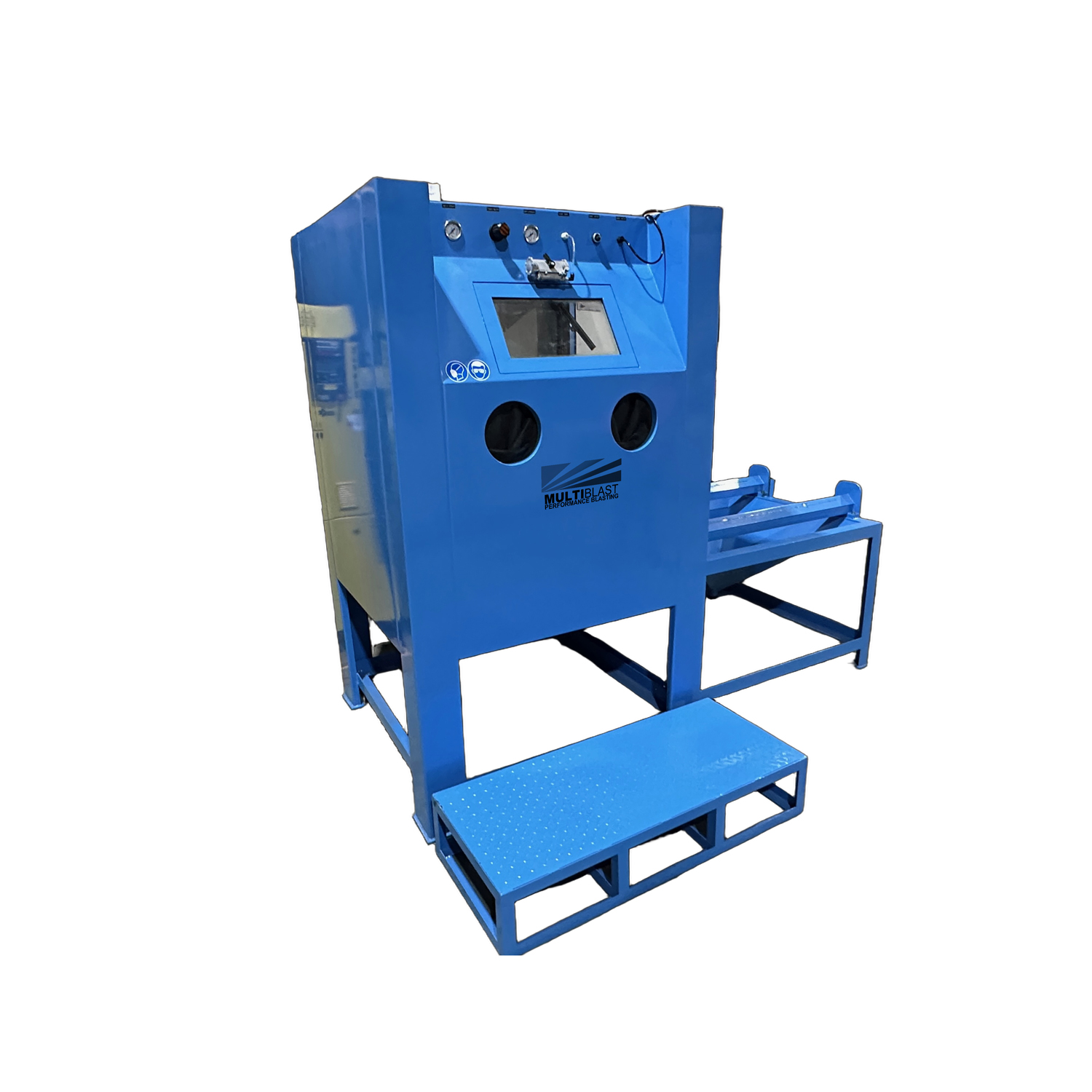 MultiBlast PRO1200W Wet Blasting Cabinet with Loading Station and Rotary Table MultiBlast PRO1200W Wet Blasting Cabinet with Loading Station and Rotary Table
