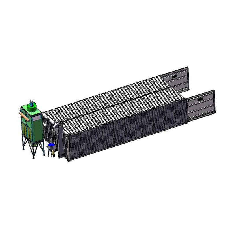 PROBRS12000 Sand Blasting Room Twin Diagram