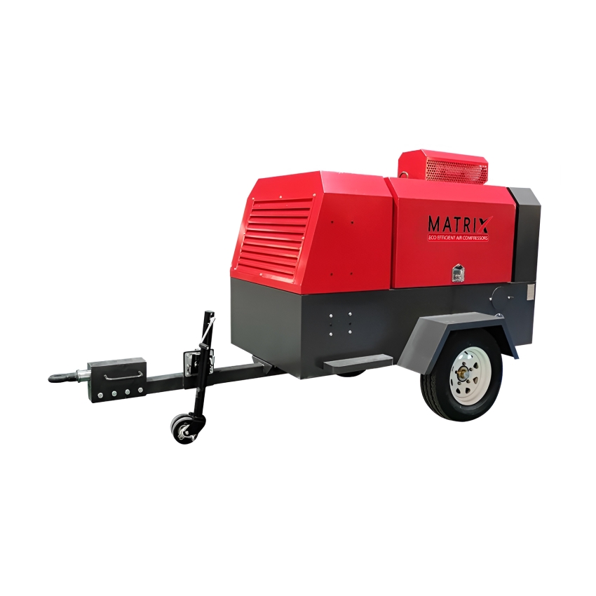 Matrix DTC265-AC Diesel Portable Air Compresor – 265 CFM / 7504LPM