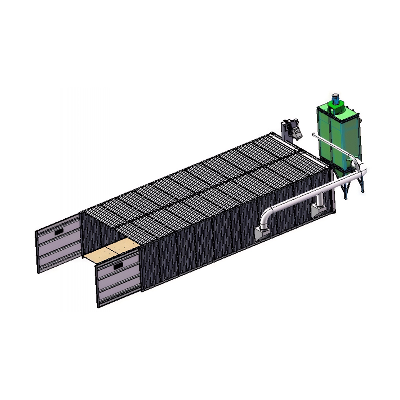 MultiBlast PROBRS12000 Twin Blasting Room Container Blast System with Fully Auto Recovery System