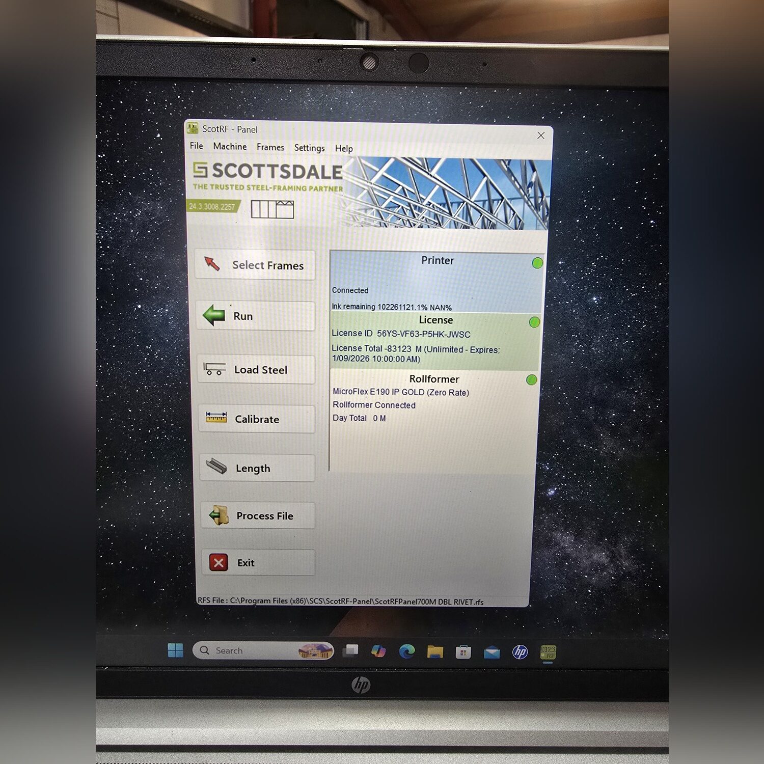 Used 70mm Scottsdale 7070G2 Rollforming Machine and Software 2022 Model Used 70mm Scottsdale 7070G2 Rollforming Machine and Software 2022 Model