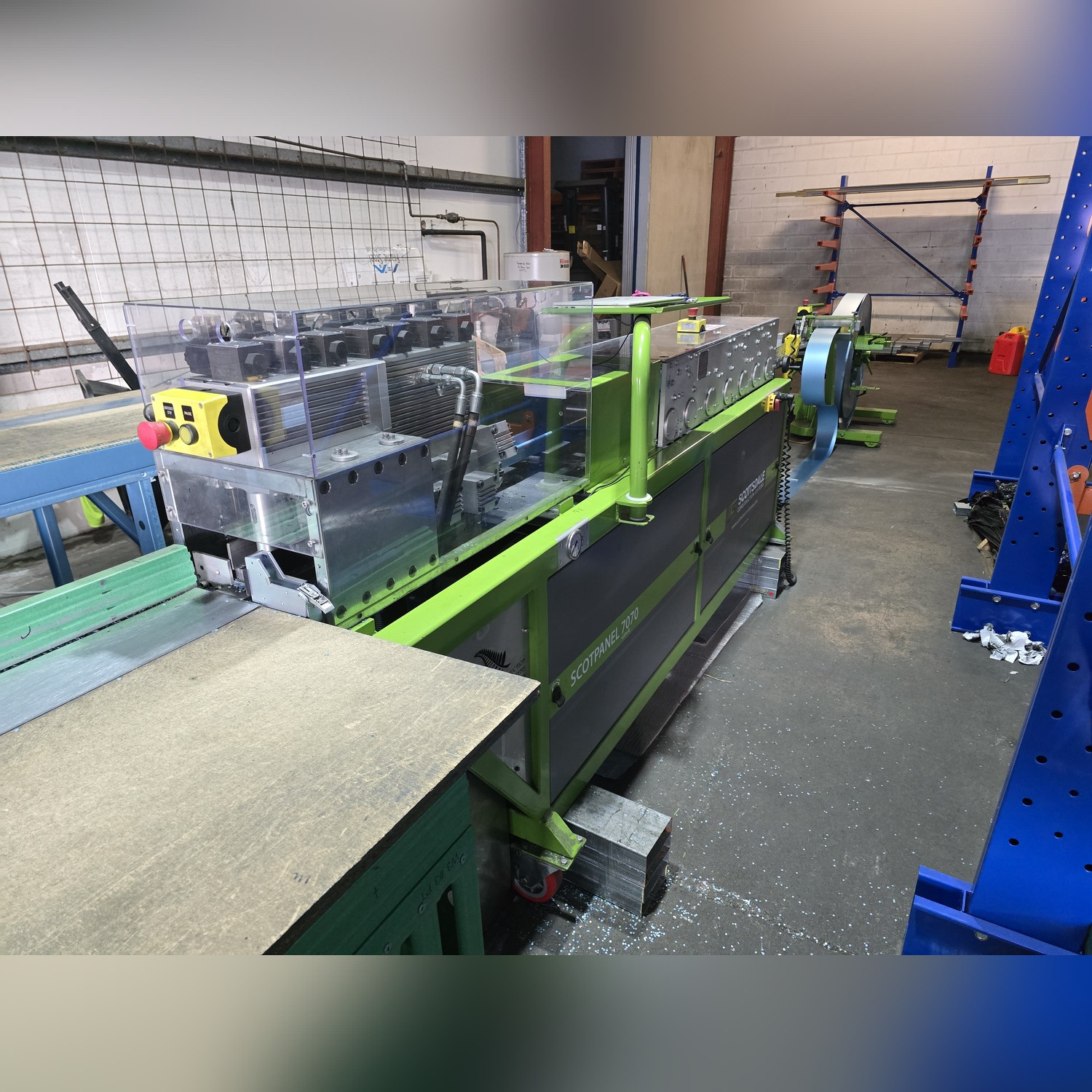 Used 70mm Scottsdale 7070G2 Rollforming Machine and Software 2022 Model Used 70mm Scottsdale 7070G2 Rollforming Machine and Software 2022 Model