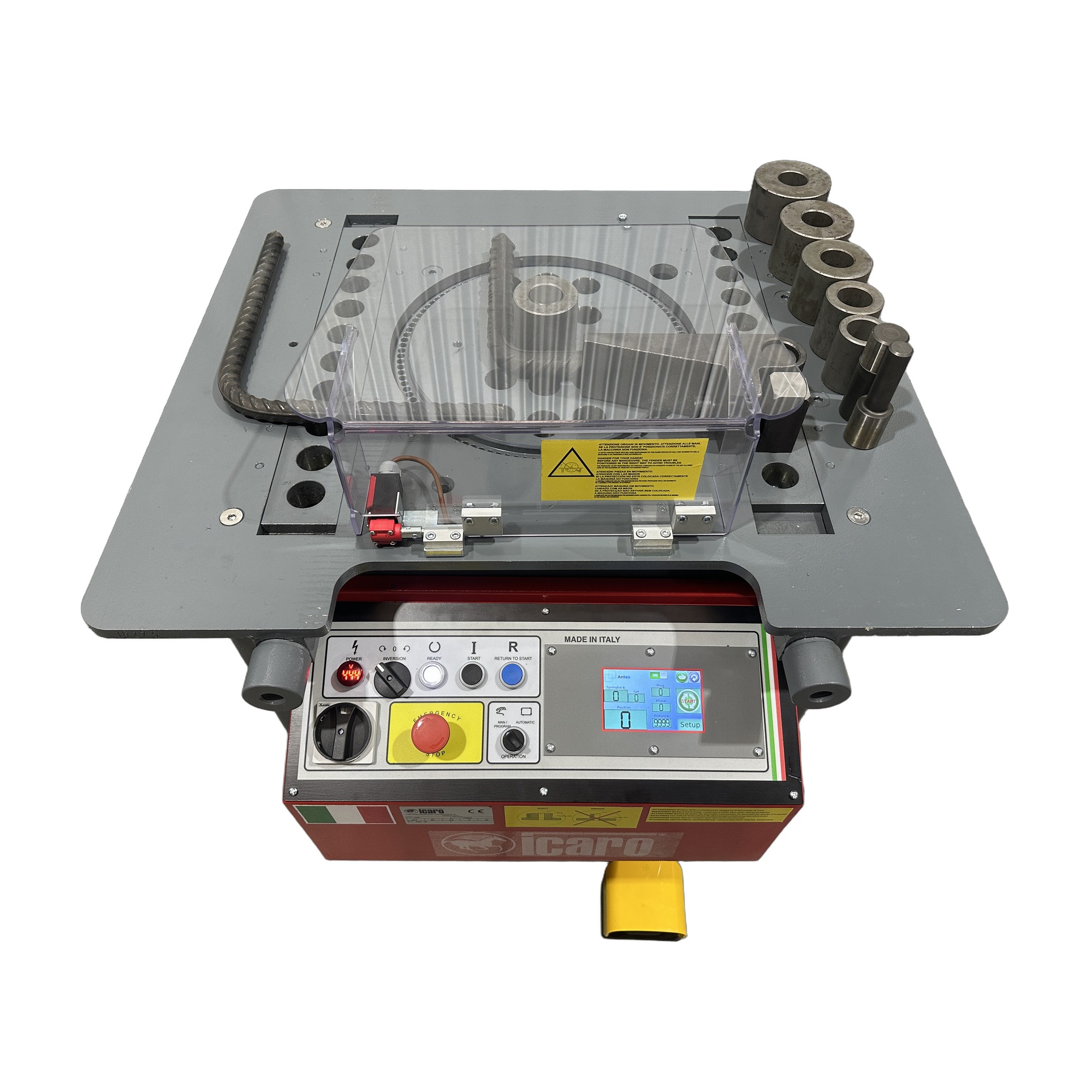 ICARO P56 Rebar Bender With 2 Long Saddles & Digital Angular Controller ICARO P56 Rebar Bender With 2 Long Saddles & Digital Angular Controller