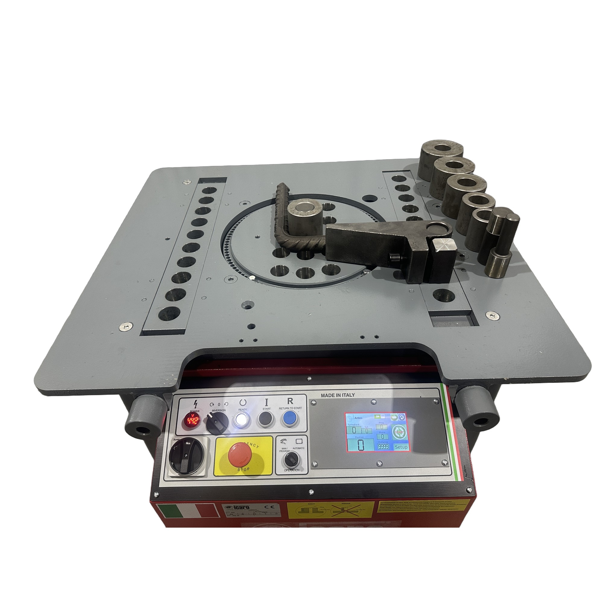 ICARO P56 Rebar Bender With 2 Long Saddles & Digital Angular Controller ICARO P56 Rebar Bender With 2 Long Saddles & Digital Angular Controller