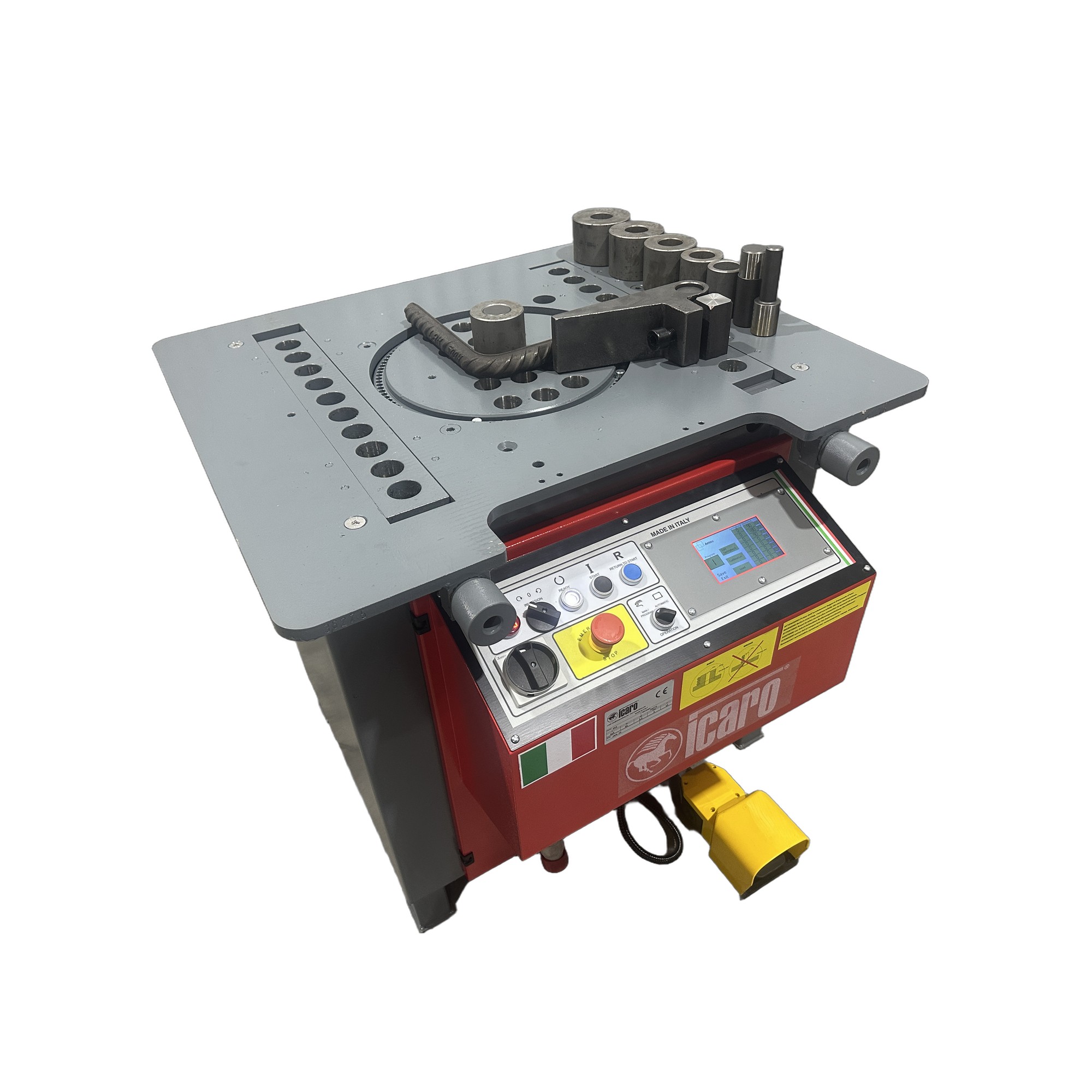 ICARO P56 Rebar Bender With 2 Long Saddles & Digital Angular Controller ICARO P56 Rebar Bender With 2 Long Saddles & Digital Angular Controller