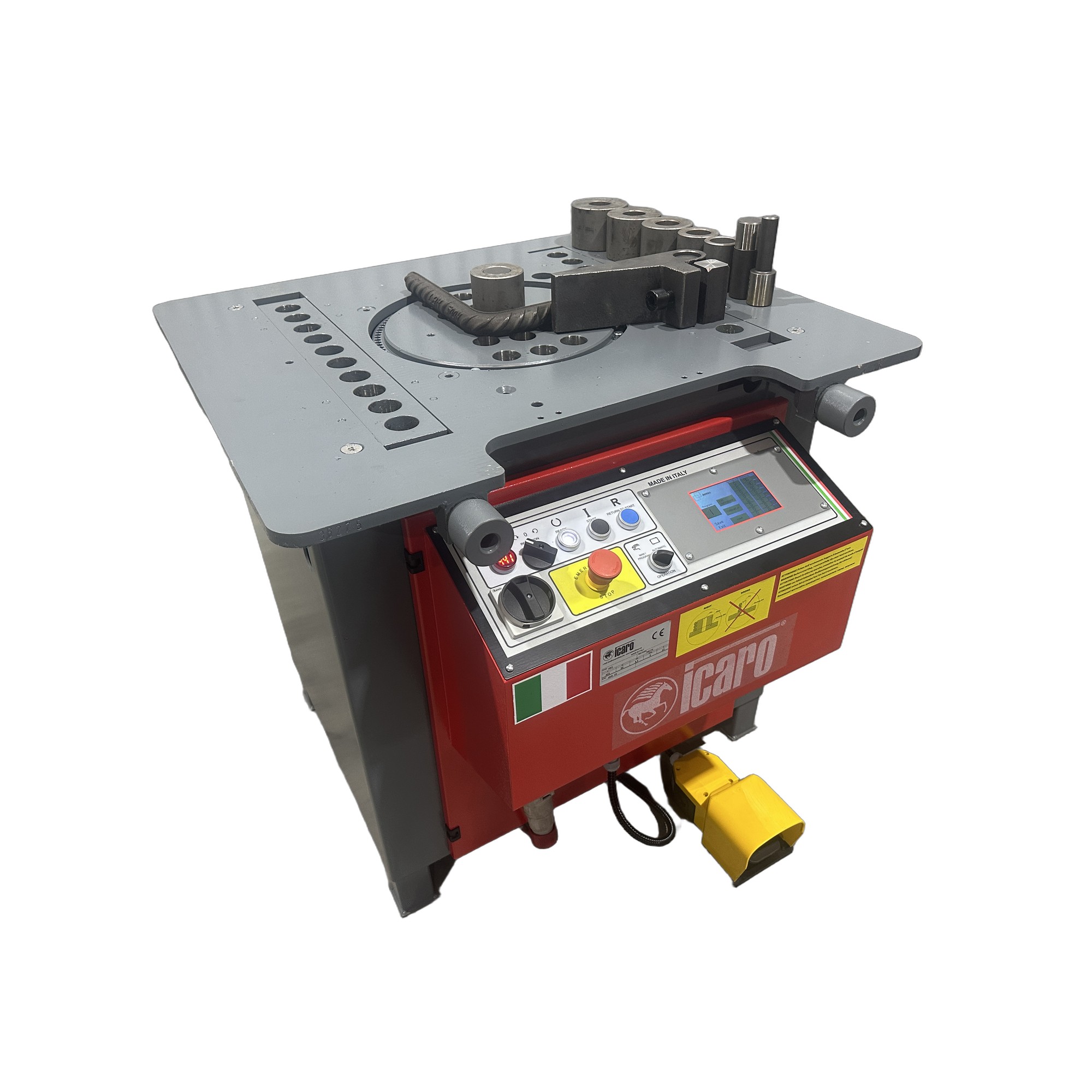 ICARO P56 Rebar Bender With 2 Long Saddles & Digital Angular Controller ICARO P56 Rebar Bender With 2 Long Saddles & Digital Angular Controller