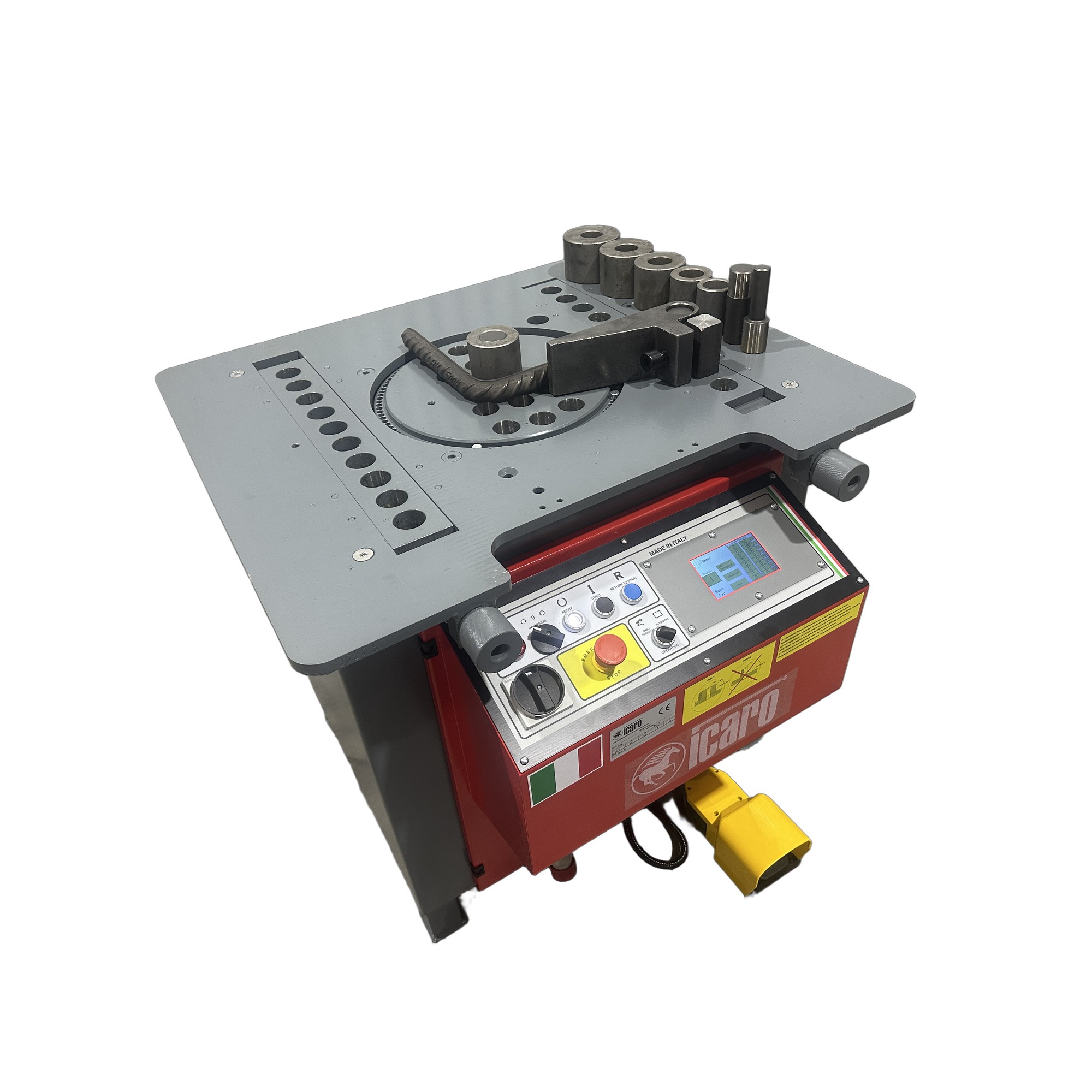 ICARO P56 Rebar Bender With 2 Long Saddles & Digital Angular Controller ICARO P56 Rebar Bender With 2 Long Saddles & Digital Angular Controller