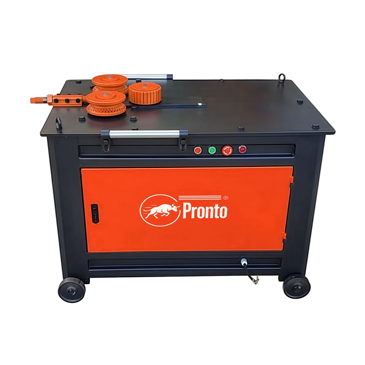Pronto SB32 Rebar Spiral Bending Machine – Heavy Duty Steel Bar Spiral Bender – 32mm Capacity with Control Cabinet Touchscreen Pronto SB32 Rebar Spiral Bending Machine – Heavy Duty Steel Bar Spiral Bender – 32mm Capacity with Control Cabinet Touchscreen