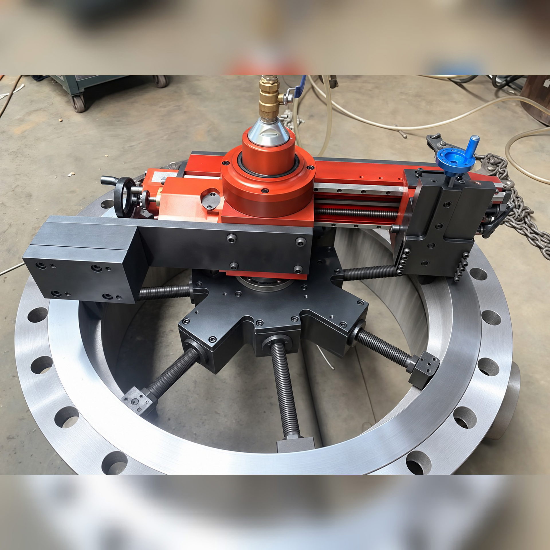 SMG F610 Pneumatic Flange Facing Machine (Facing Range: 2 – 24” (50 – 610mm) SMG F610 Pneumatic Flange Facing Machine (Facing Range: 2 – 24” (50 – 610mm)
